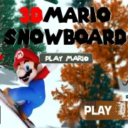 3D Mario Snowboard