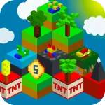 Blocky Rush Downhill