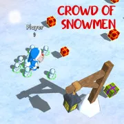 Crowd of Snowmen