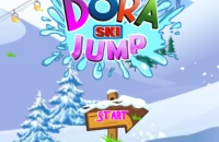 Play Dora Ski Jump now!