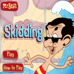 Play Mr Bean Skidding now!