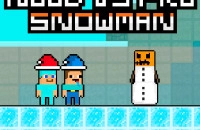 Play Noob vs Pro Snowman now!