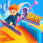Play Obby Snowboard Parkour now!
