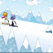 PLay Puffy AmiYumi Snowboard now!