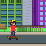 Play Skateboard Wheelie now!