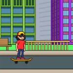 Skateboard Wheelie