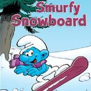 Smurfy Snowboard