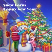 PLay Snow Farm Happy New Year now!