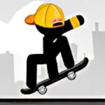 Play Stickman Skate City now!