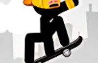 Play Stickman Skate City now!
