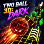 Two Ball 3D: Dark - free online game