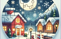 Play Winter Beauty Puzzles now!