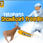 Play Yetisports: Snowboard Freeride now!