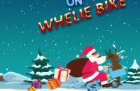 Play Santa On Wheelie Bike now!