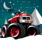 Play Winter Monster Trucks Race now!